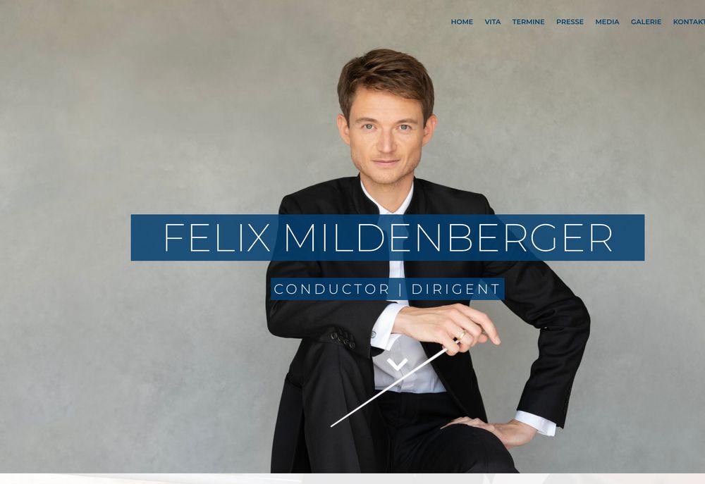Startseite von felixmildenberger.com