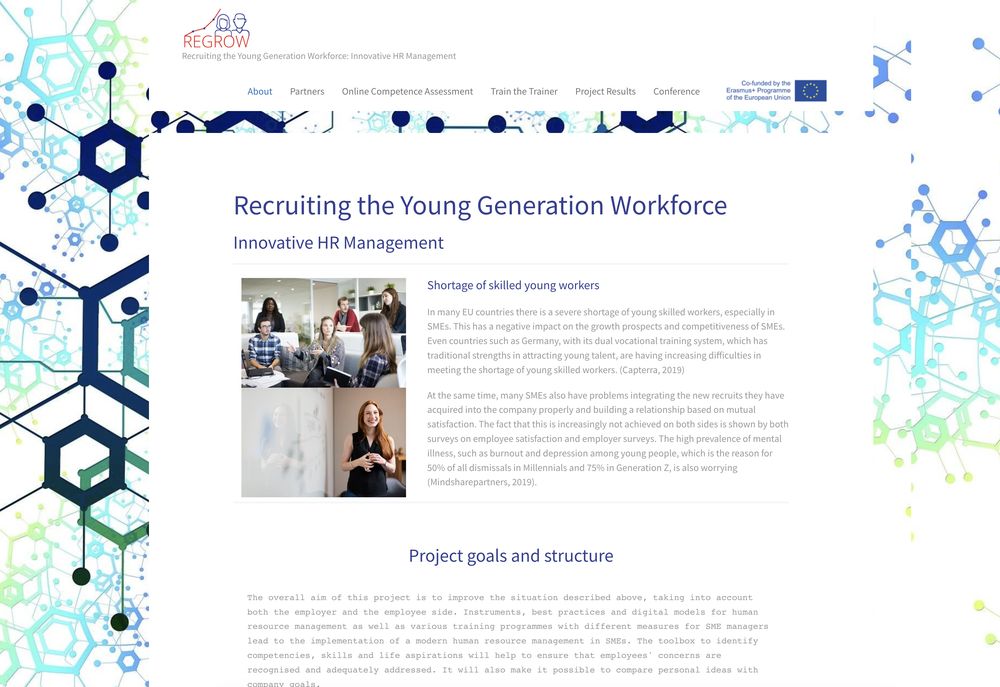 Startseite von re-grow.eu